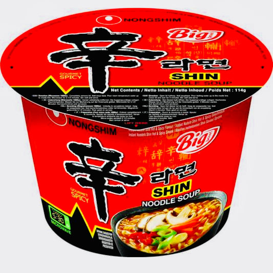 NONGSHIN BIG BOWL SHIN NOODLE 114GM