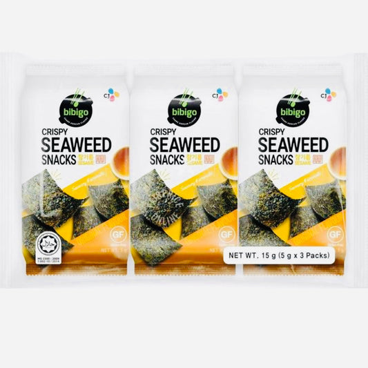 BIBIGO SEAWEED SNACKS ORIGINAL FLAVOR